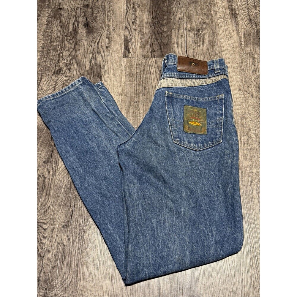 Vintage Ocean Pacific OP Jeans Size 30x31.5 Mens 90s Surf Skater Contrast Pocket